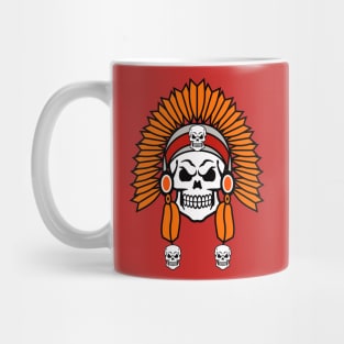 Traditional Halloween Skull Mug